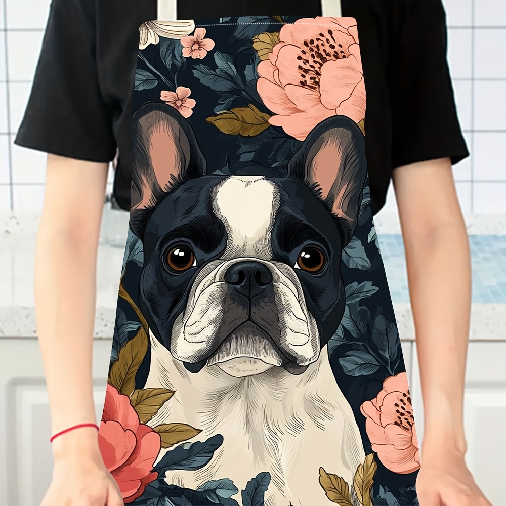 Franse Bulldog bloemenschort - - Home Cooking For Dogs recensie en prijs