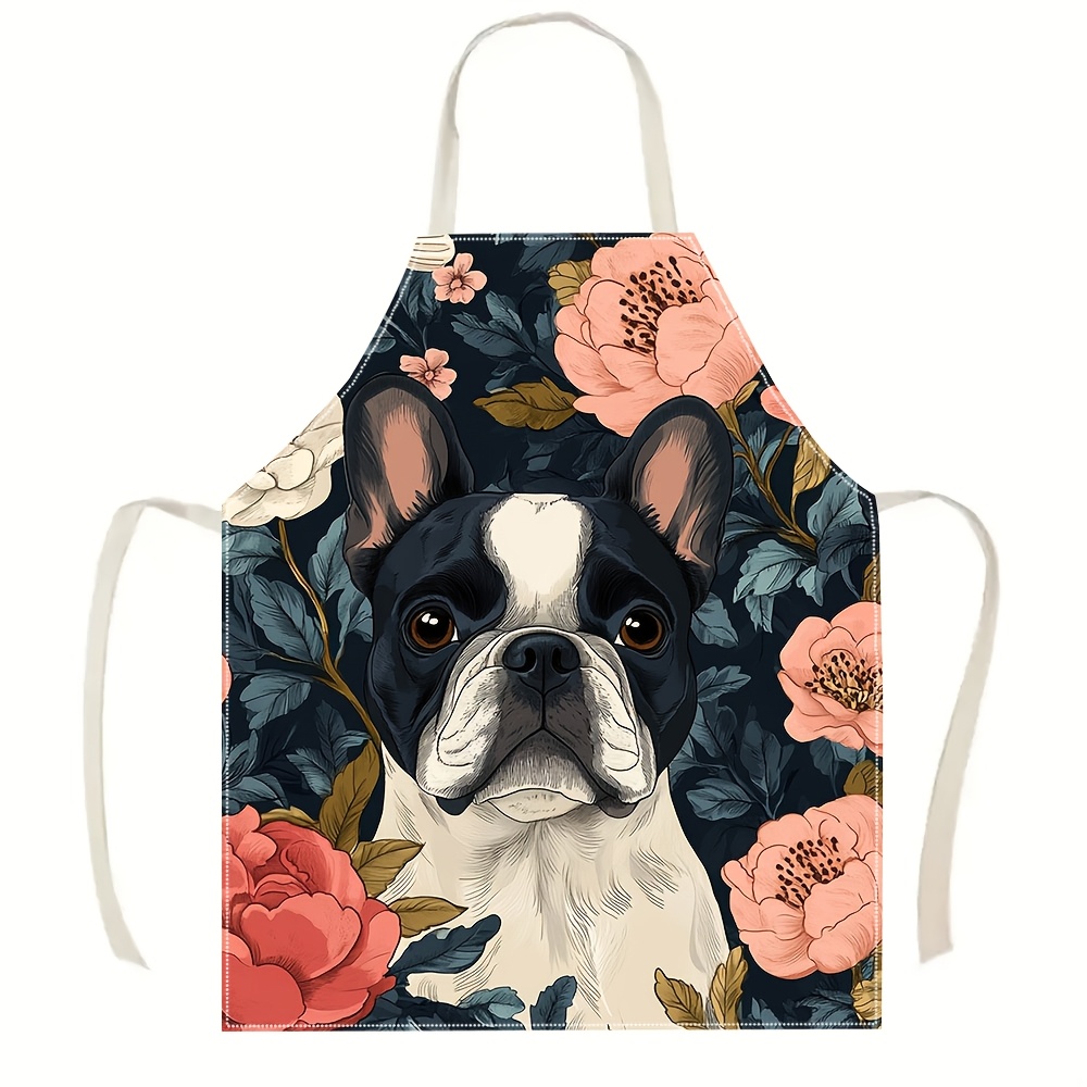 Franse Bulldog bloemenschort - - Home Cooking For Dogs recensie en prijs