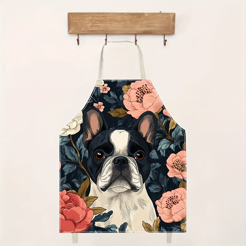 Franse Bulldog bloemenschort - - Home Cooking For Dogs recensie en prijs