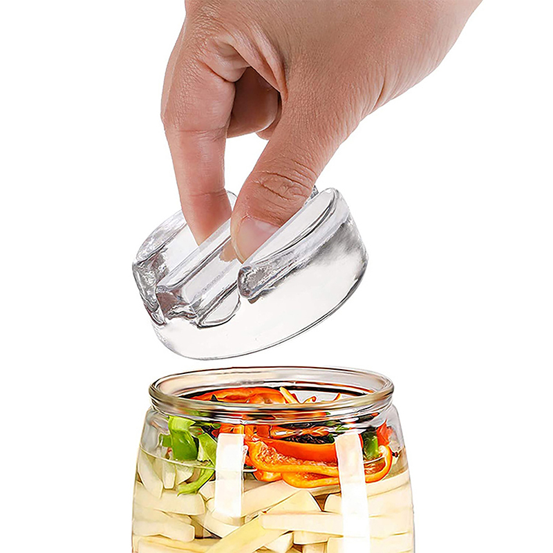 Gistingsglasgewicht met gemakk - Fermentation Crock recensie en prijs