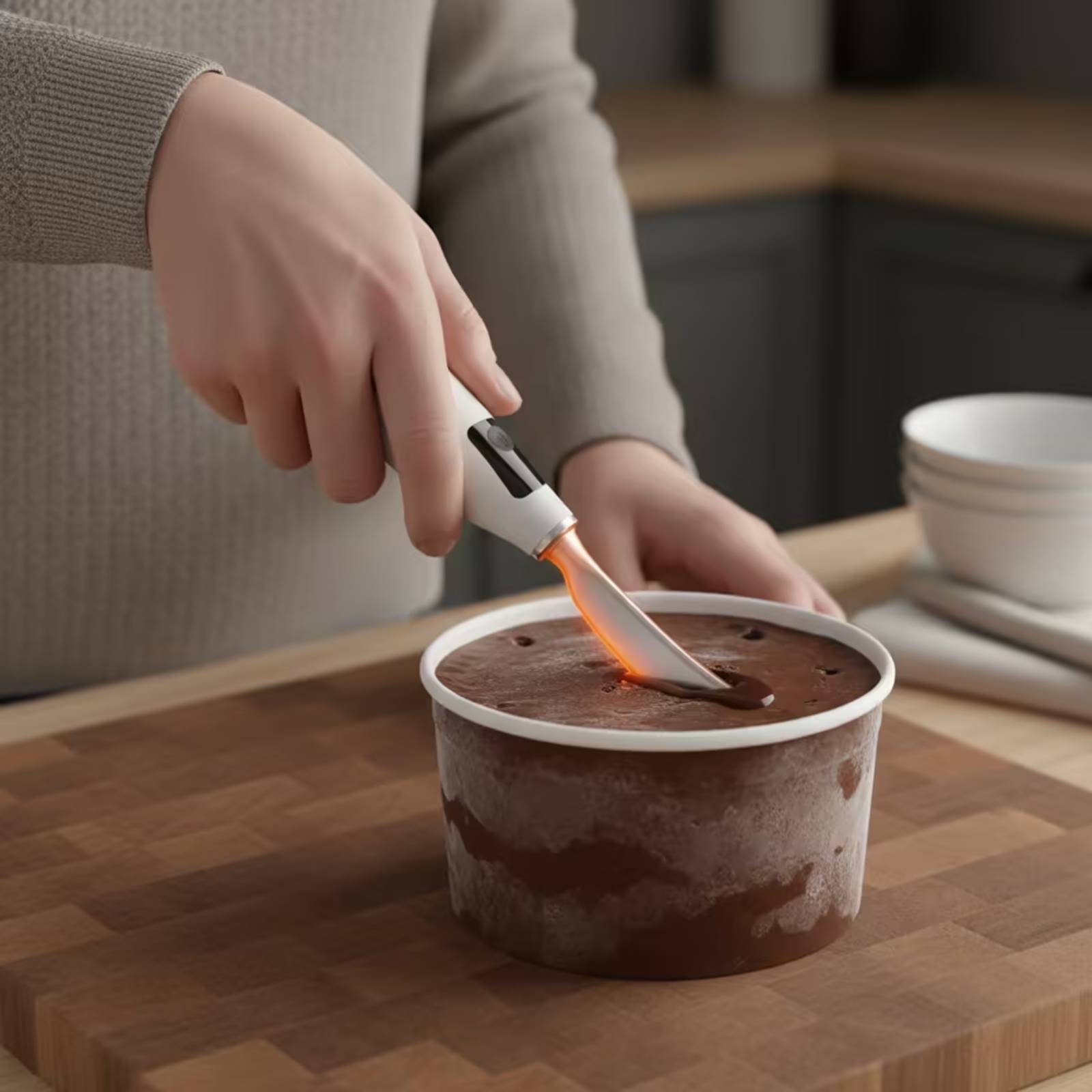 Oplaadbare elektrische ijssche - Home Cooking Kitchen recensie en prijs