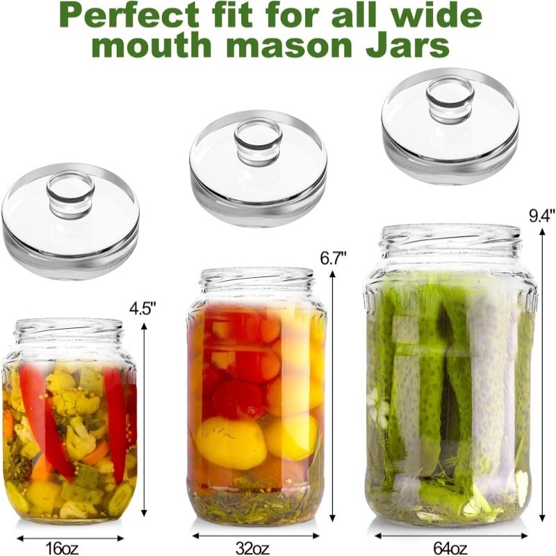 Brede-mond glazen conservenpot - Fermentation Crock recensie en prijs