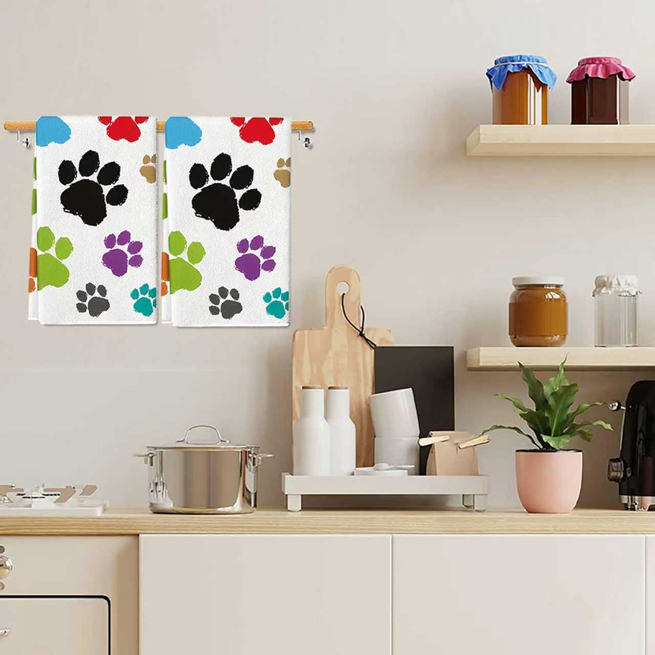 2 stuks, kleurrijke keukenhand - Home Cooking For Dogs recensie en prijs