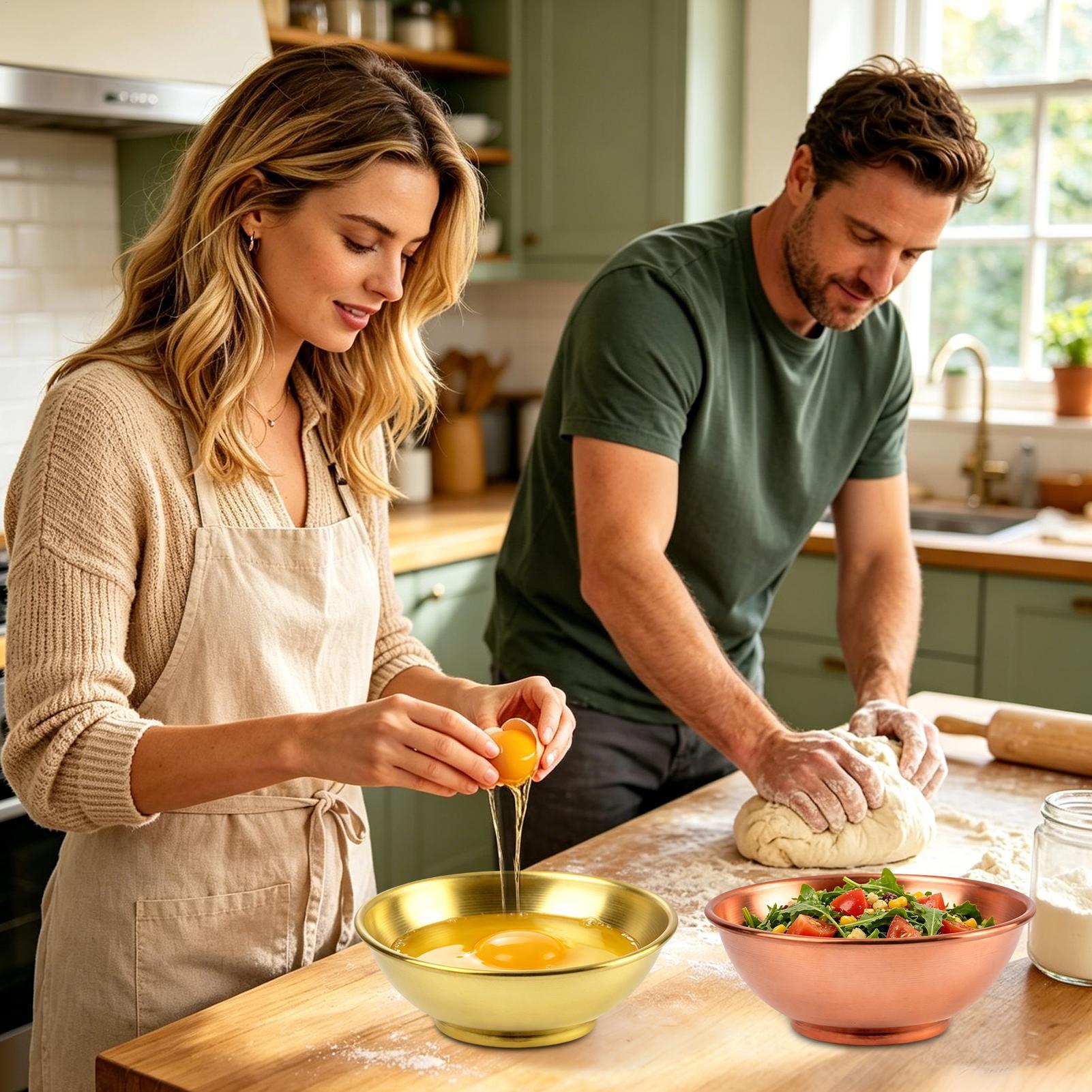 Koperen kom Grote opbergcontai - Home Cooking Kitchen recensie en prijs